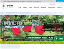 Tablet Screenshot of point.cl